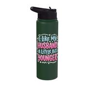 I Like My Husband A Little Bit Younger Stainless Steel Insulated Water Bottle