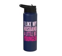I Like My Husband A Little Bit Younger Stainless Steel Insulated Water Bottle