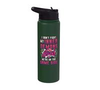 I Like My Inner Demons Gothic Humor Stainless Steel Insulated Water Bottle