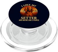 I Like My Irish Setter & Maybe 3 People Funny Dog Owner PopSockets PopGrip for MagSafe