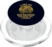 I Like My Irish Wolfhound & 3 People Giant Breed Owner PopSockets PopGrip for MagSafe