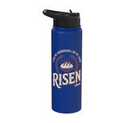 I Like My Sourdough Like My Jesus Risen Amen Stainless Steel Insulated Water Bottle