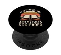 I Like My Spines And My Pages Dog-Eared PopSockets Adhesive PopGrip