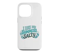 I Like My Summers Salty Beach Lover Ocean Cute Vacation Case for iPhone 13 Pro