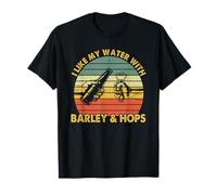 I like my Water with Barley Hops Vintage Craft Beer Brewery T-Shirt