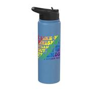 I Like My Whiskey Straight But My Friends Can Go Either Way Stainless Steel Insulated Water Bottle