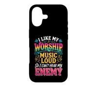 I Like My Worship Music Loud So I Can't Hear My Enemy Case for iPhone 17