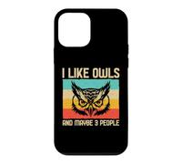 I Like Owls And Maybe 3 People Owl Face Case for iPhone 12 mini