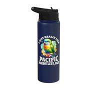 I Like Pacific Parrotlet Design Stainless Steel Insulated Water Bottle