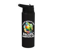 I Like Pacific Parrotlet Design Stainless Steel Insulated Water Bottle