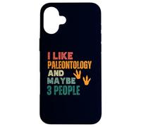 I Like Paleoontology And Maybe 3 People Introvert Scientist Case for iPhone 16 Plus