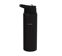 I Like Peace - Minimalist Funny Saying Peace Lover Stainless Steel Insulated Water Bottle