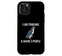 I Like Penguins & Maybe 3 People Funny Animal Lover Case for iPhone 11 Pro