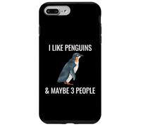 I Like Penguins & Maybe 3 People Funny Animal Lover Case for iPhone 7 Plus/8 Plus
