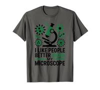 I Like People Better Under My Microscope, Lab Technician T-Shirt