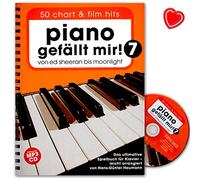 I like piano. 50 Chart and Film Hits Band 7 Music Book with CD and Colourful Heart Shaped Music Clip