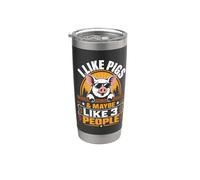 I Like Pigs & Maybe Like 3 People Stainless Steel Insulated Tumbler