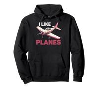 I Like Planes Aviation Pilot Profession Pullover Hoodie
