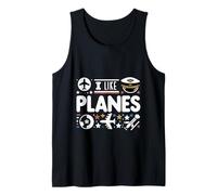 I Like Planes Aviation Pilot Profession ||---- Tank Top
