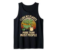 I Like Plants More Than People Funny Gardener Gardening Tank Top