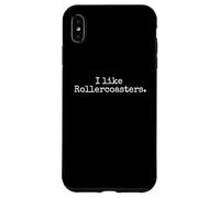 I like rollercoasters vintage rollercoaster Amusement park Case for iPhone XS Max