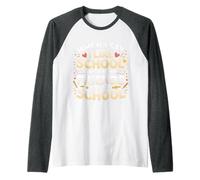 I Like School Means Friends Not the School - Raglan Baseball Tee