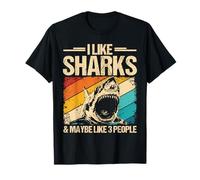 I Like Sharks & Maybe Like 3 People Shark Costume T-Shirt