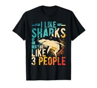 I Like Sharks & Maybe Like 3 People Shark Costume T-Shirt