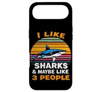 I LIKE SHARKS & MAYBE LIKE 3 PEOPLE Shark Retro Case for iPhone Air