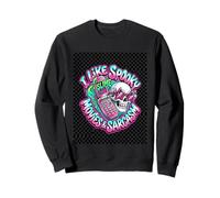 I Like Spooky Movies & Sarcasm Y2K Airbrush Graffiti Skull Sweatshirt