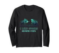 I Like Stocks Bull Bear Stock Exchange S&P Stock Trader Gift Long Sleeve T-Shirt