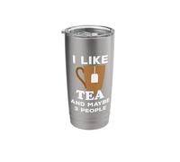 I Like Tea and Maybe 3 People Tea Lover Stainless Steel Insulated Tumbler