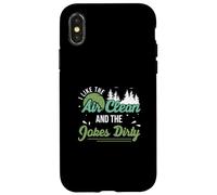 I Like The Air Clean And The Jokes Dirty Ecological Engineer Case for iPhone X/XS