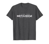 I Like The Metaverse & Maybe 3 Avatars Virtual Reality T-Shirt, Men, Dark Heather Grey, 3X-Large