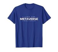 I Like The Metaverse & Maybe 3 Avatars Virtual Reality T-Shirt, Men, Royal Blue, Small