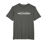I Like The Metaverse & Maybe 3 Avatars Virtual Reality T-Shirt, Men's Big and Tall, Asphalt Grey, 4X Tall