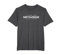 I Like The Metaverse & Maybe 3 Avatars Virtual Reality T-Shirt, Men's Big and Tall, Dark Heather Grey, 4X Tall