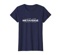 I Like The Metaverse & Maybe 3 Avatars Virtual Reality T-Shirt, Women, Navy Blue, X-Large