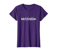 I Like The Metaverse & Maybe 3 Avatars Virtual Reality T-Shirt, Women, Purple, X-Small