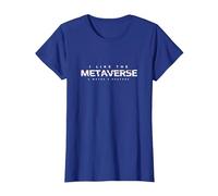I Like The Metaverse & Maybe 3 Avatars Virtual Reality T-Shirt, Women, Royal Blue, Small