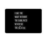 I Like The Night Without The Dark We'd Never See The Stars Metal Signs Outdoor 12x18 Inch Personalized Dining Room Entryway Living Room Wall Decor Metal Plaque Wall Art Plaques for Home