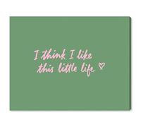 I Like This Life Canvas Print Fun Quotes by Art Remedy, Gallery Wrapped, 20 x 16