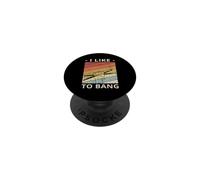 I Like to Bang Drum Sticks Drummer Gift PopSockets Adhesive PopGrip