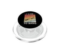 I Like to Bang Drum Sticks Drummer Gift PopSockets PopGrip for MagSafe