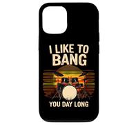 I Like To Bang You Day Long Drum Set Sunset Case for iPhone 12/12 Pro