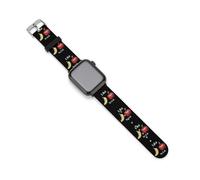 I Like To Eat Apples And Bananas Watch Band Compatible with Apple Watch Silicone Watch Straps Replacement Straps