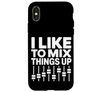 I Like To Mix Things Up Audio Engineer Case for iPhone X/XS