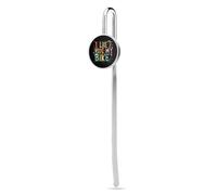 I Like to Ride My Bike Metal Bookmark Charm 1"