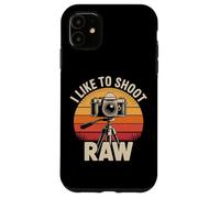 I Like To Shoot Raw Vintage Camera Art Case for iPhone 11
