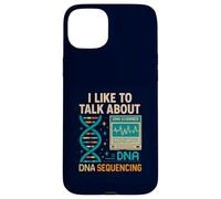 I Like To Talk About DNA Sequencing Retro Science & Genetics Case for iPhone 15 Plus